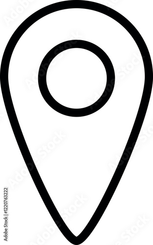 Ícones de Localização Modernos e Minimalistas – Conjunto Vetorial Versátil para Mapas e Navegação, Modern and Minimalist Location Icons – Versatile Vector Set for Maps and Navigation