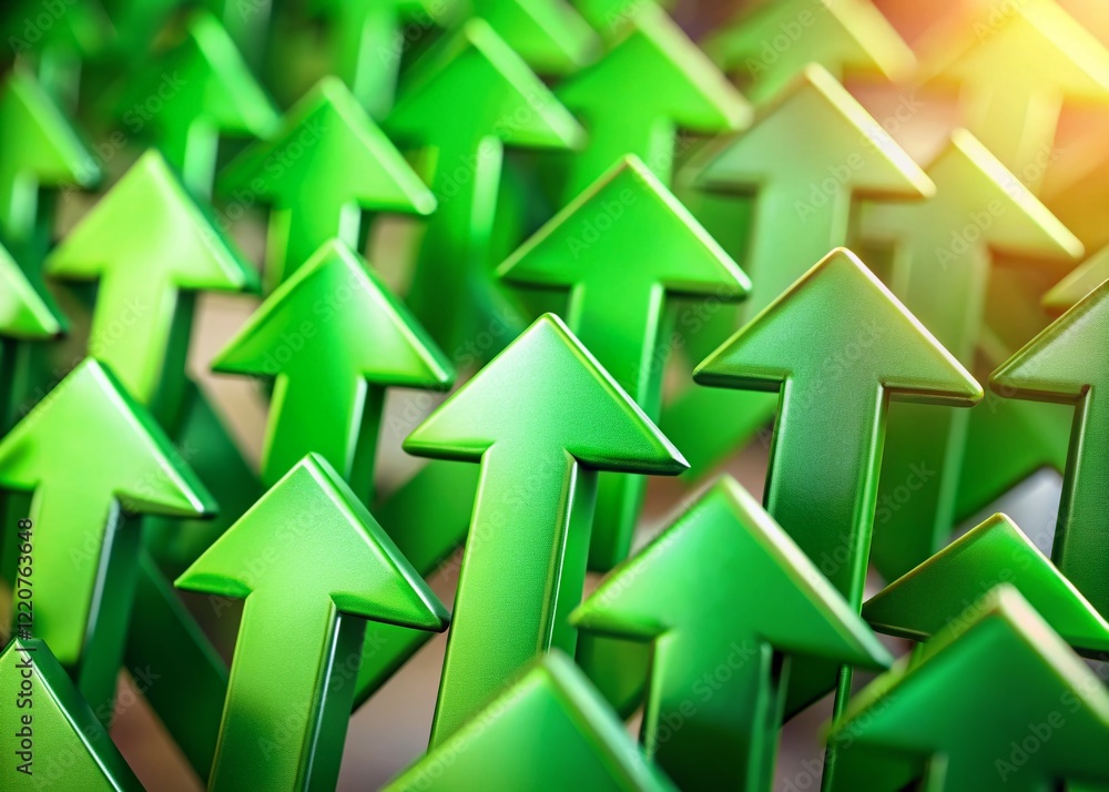 High-Depth-of-Field Green Arrows: Diverse Directions Website Decoration High-Depth-of-Field Green Arrows: Diverse Directions Website Decoration