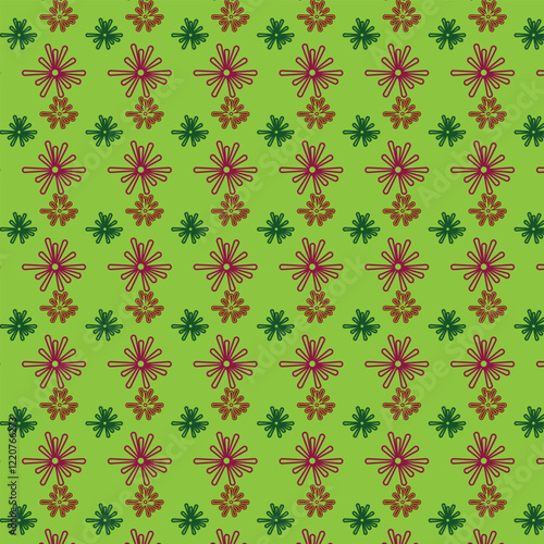 seamless pattern with flowers