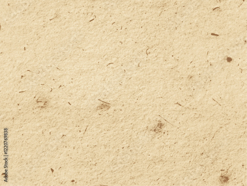 Vintage Textured Beige Paper Background with Subtle Brown Fibers. Seamless Pattern. A textured vintage-style paper background featuring beige hues with subtle brown fibers. Vector illustration