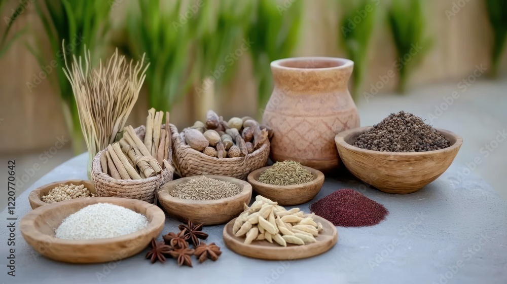 Assortment of Spices and Herbs Assortment of Spices and Herbs