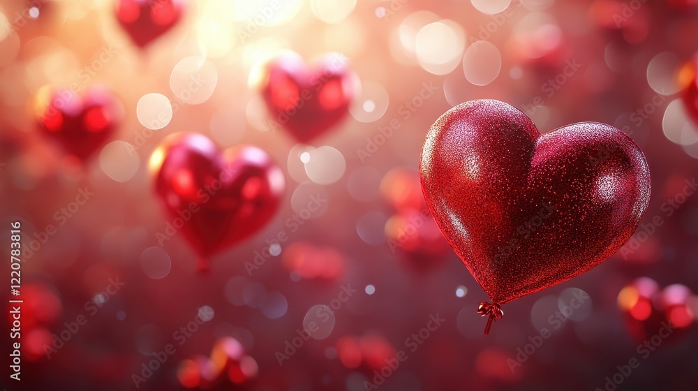 Romantic valentine's day heart celebration background for greeting cards Romantic valentine's day heart celebration background for greeting cards