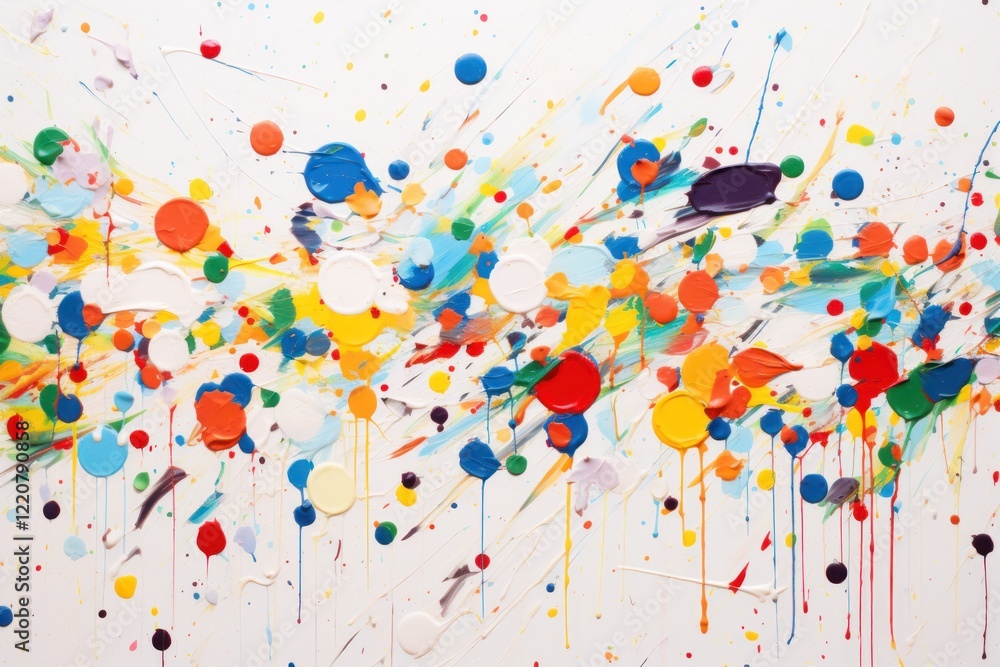 Colorful confetti scattered across a white surface with a mix of bright reds, blues, greens, and yellows Colorful confetti scattered across a white surface with a mix of bright reds, blues, greens, and yellows