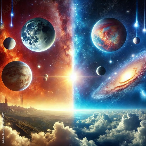 Space Split or space scenarios
