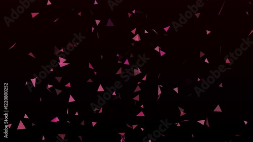 Colourful digital gradient particles background animation in 4k
