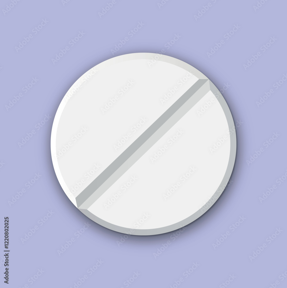 pill on white pill on white