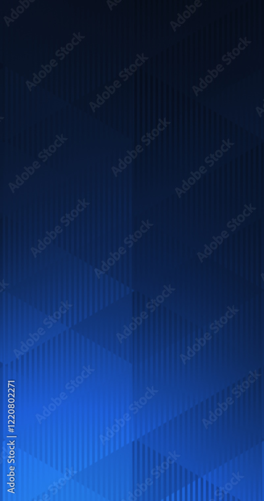 Obraz premium 4k black blue gradient background. Striped geometric halftone business cover. Male style. Dark navy blue design with cubes, geometric shapes. Modern trendy backdrop. Futuristic book creative 3d cover