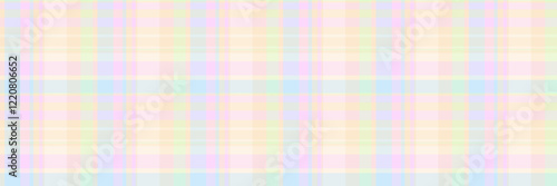 Irish tartan seamless check, dress textile vector plaid. Inspiration background texture pattern fabric in light and papaya whip colors.