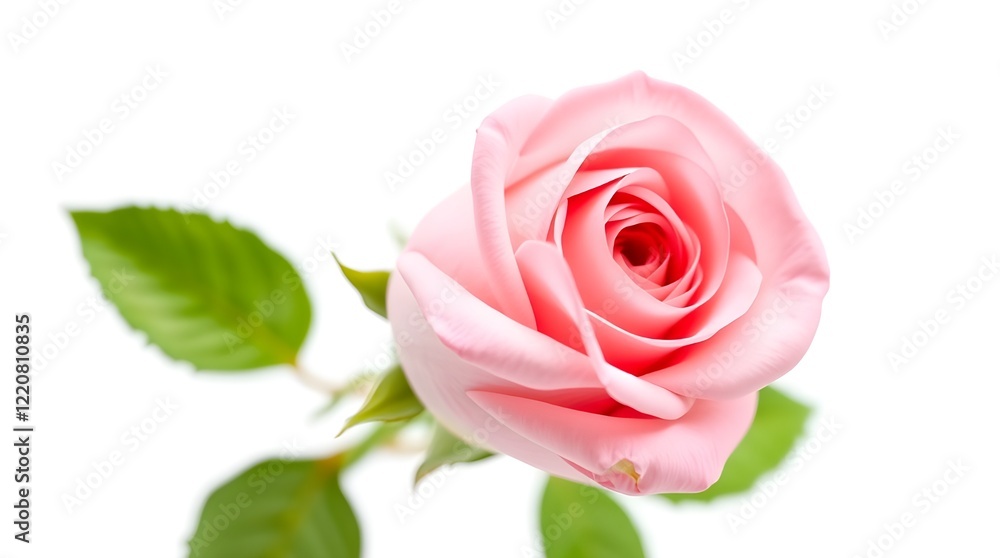 pink rose isolated on white pink rose isolated on white
