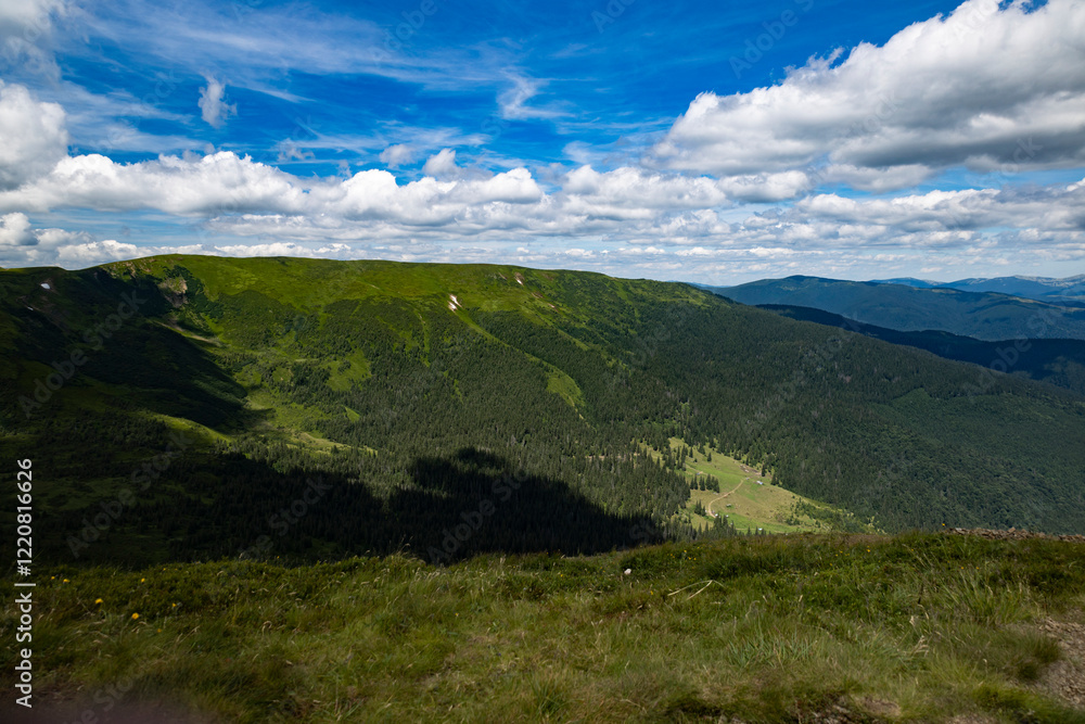 Fototapeta premium landscape with clouds