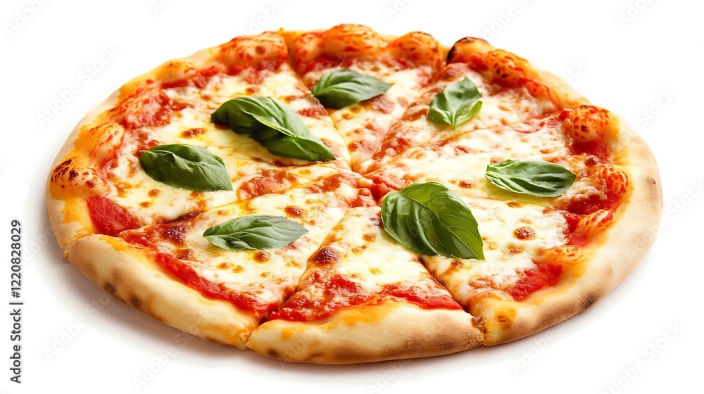 Thin-crust Margherita pizza topped with plenty of cheese, tomatoes, and basil makes an irresistible and flavorful treat. Thin-crust Margherita pizza topped with plenty of cheese, tomatoes, and basil makes an irresistible and flavorful treat.