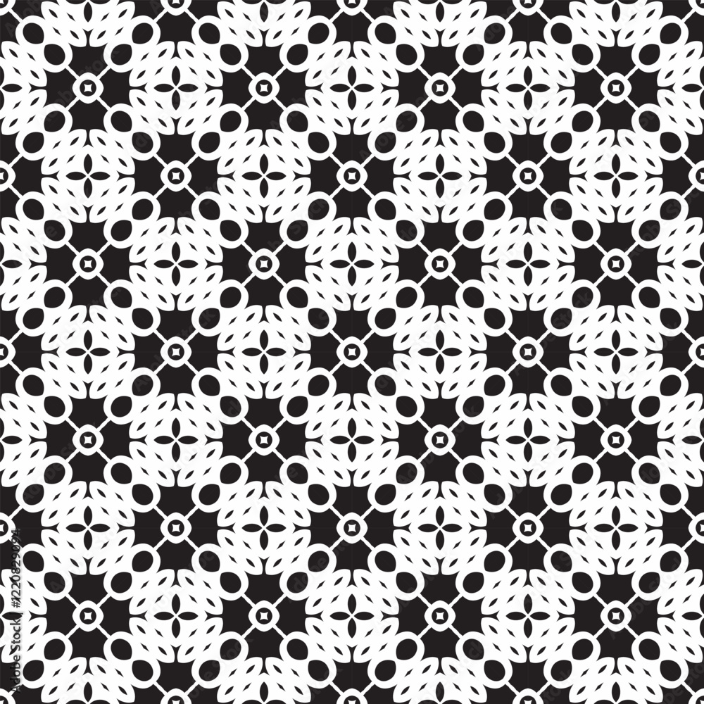 Minimalist black and white seamless pattern background Minimalist black and white seamless pattern background