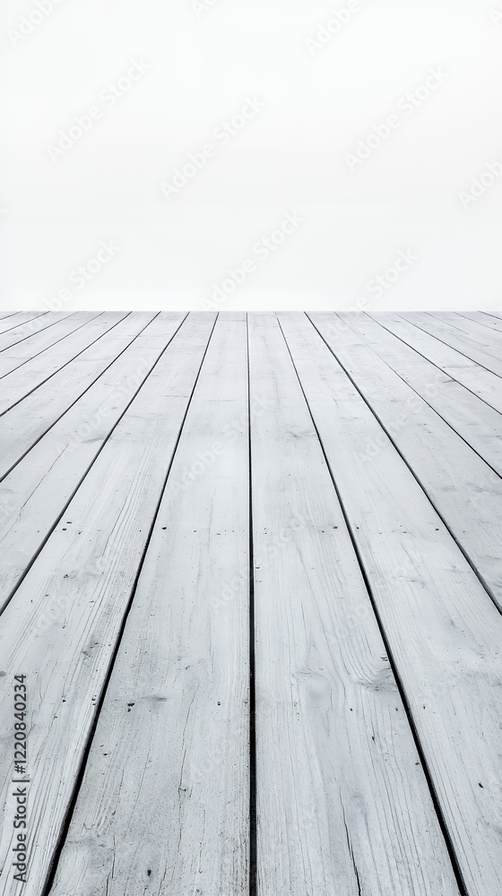 White Wooden Floor Background: Minimalist Clean Design White Wooden Floor Background: Minimalist Clean Design