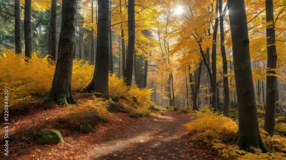 Obraz premium autumn in the forest