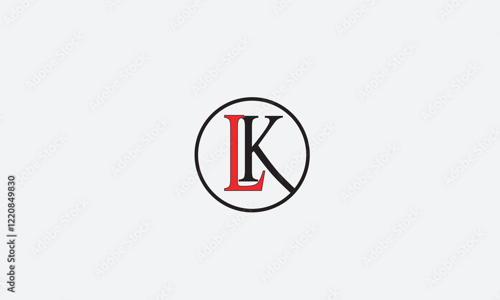 LK, KL, L , K , Abstract Letters Logo Monogram LK, KL, L , K , Abstract Letters Logo Monogram