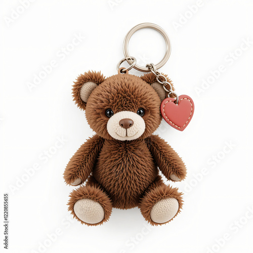 teddy bear with heart shaped pillow & key rings 2025