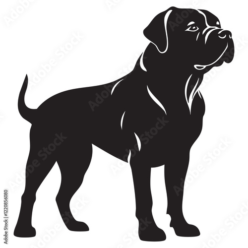 Dogue de Bordeaux Silhouette