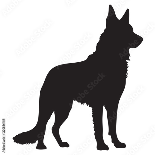 german shepherd Silhouette