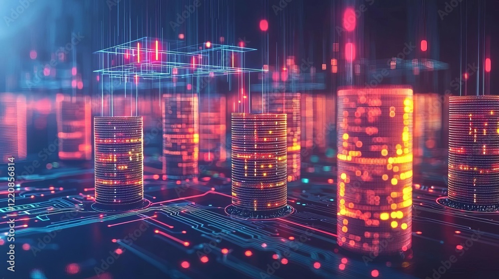 Industrial Electrical Engineer PCB Process Technology Futuristic digital data visualization concept. Industrial Electrical Engineer PCB Process Technology Futuristic digital data visualization concept.