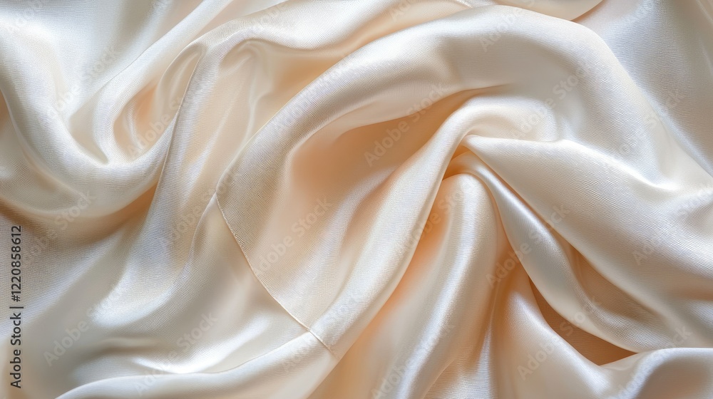 Soft silk textures in serene elegance Soft silk textures in serene elegance