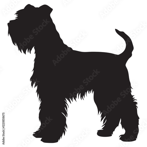Soft-coated Wheaten Terrier Silhouette