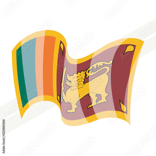 Sri Lanka country illustration