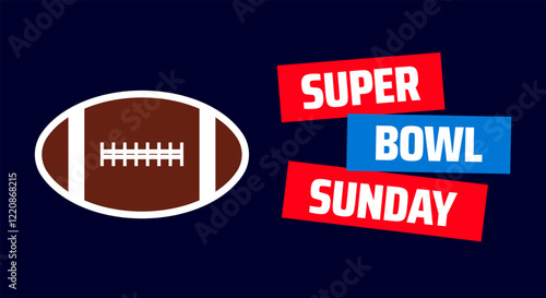 super bowl sunday background banner or poster design template. observed every year in February. Holiday concept. Use to any Template, card, poster, placard, template.