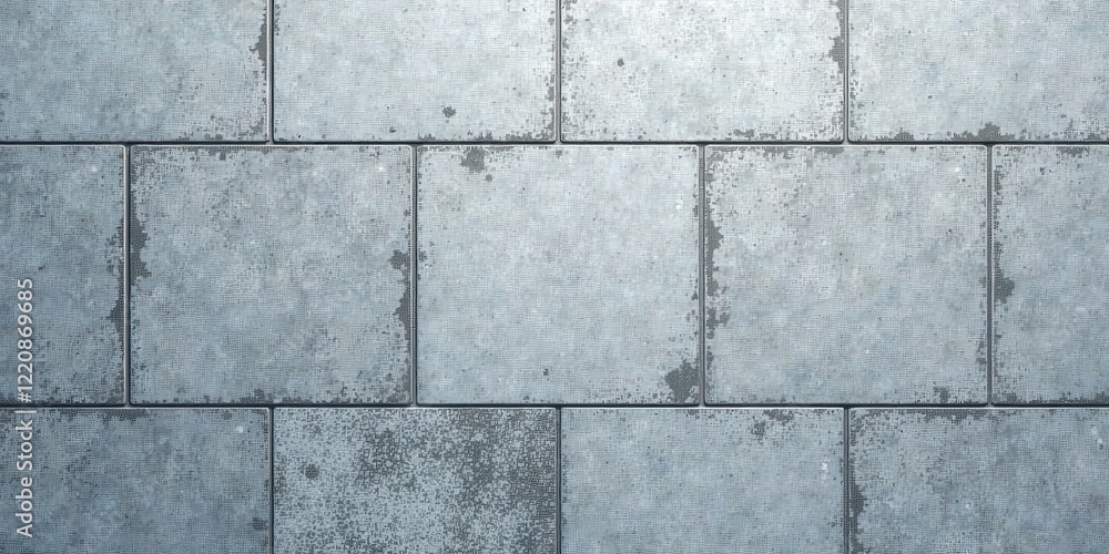 Naklejka premium Textured Stone Tiles A Seamless Pattern of Grey and White for Design Projects