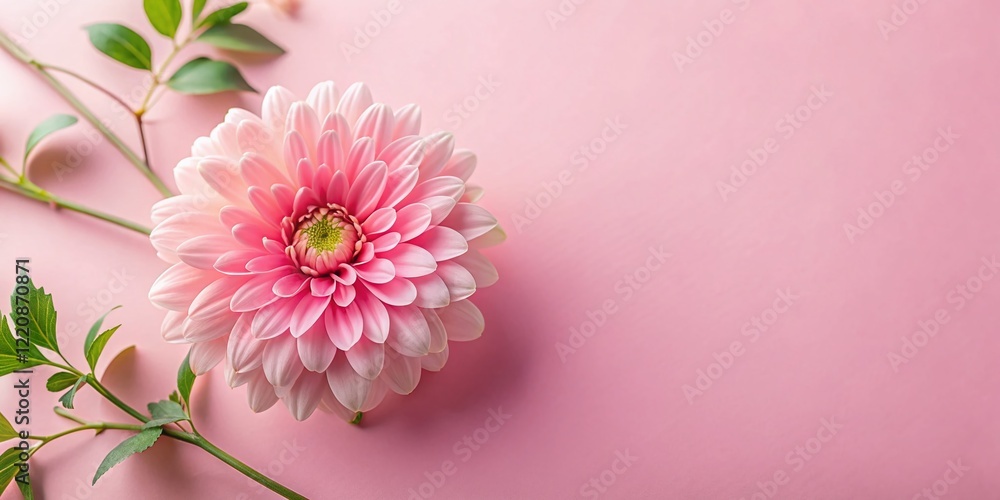 Fototapeta premium Minimalist Pink Floral Pattern: Cute Flower Background Texture