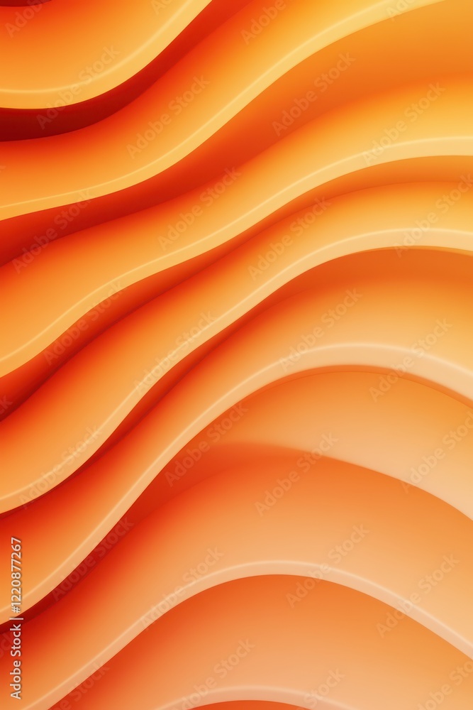 Warm orange gradient background with seamless transition and modern dynamic depth
