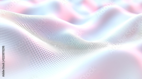 Fluid motion abstract texture digital art soft color palette contemporary close-up visual serenity