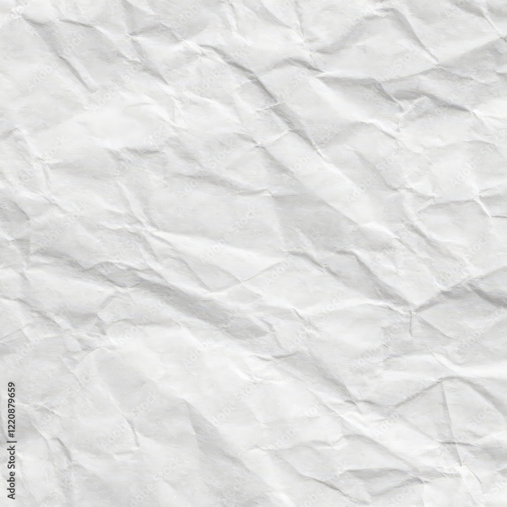 Obraz premium white crumpled paper