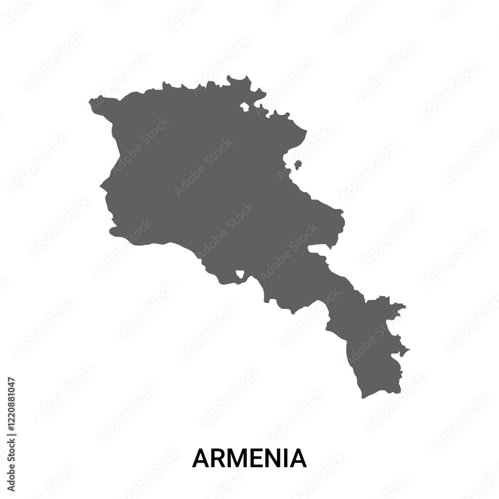 Obraz premium Armenia Political Map Armenia maps for design. Easily editable