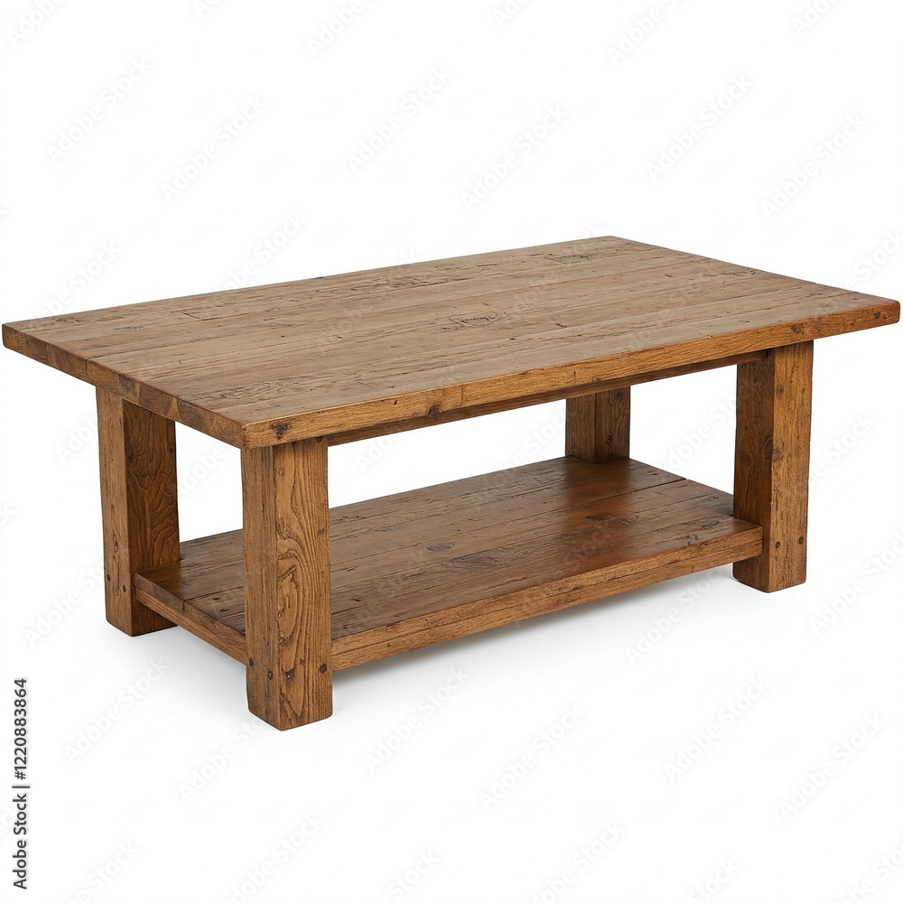 Antique 17th Century Provincial Oak Dining Table – Front View. Decayed and Worn, Isolated on White Background Antique 17th Century Provincial Oak Dining Table – Front View. Decayed and Worn, Isolated on White Background