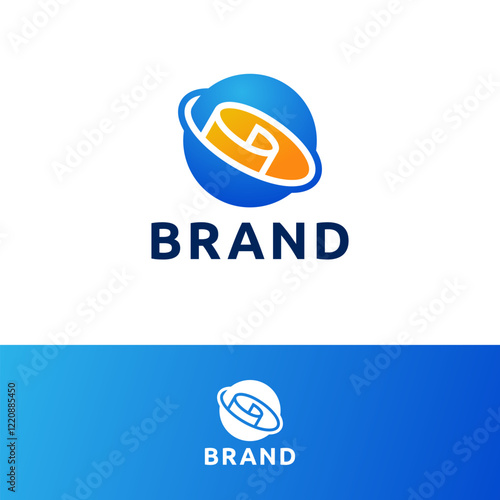  Innovative globe and paper scroll logo design for global branding and communication.