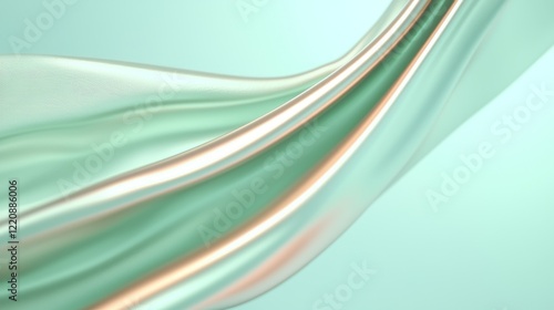 Flowing abstract light patterns studio digital art minimalist close-up aesthetic design concepts