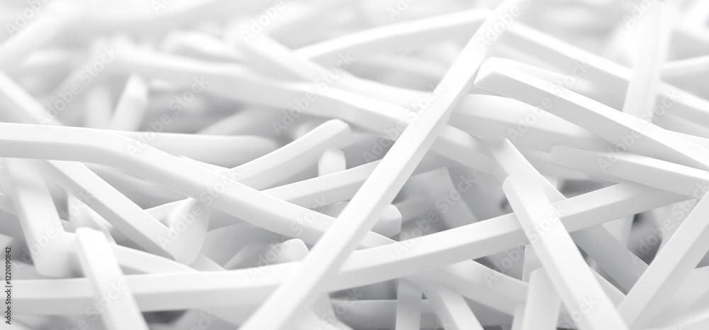 White sticks tangled abstract background White sticks tangled abstract background