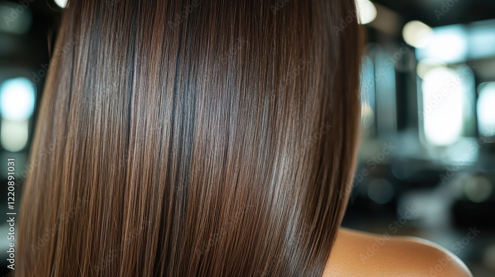 An elegant portrayal of smooth and shiny straight hair, creating a sleek and sophisticated look that exemplifies modern haircare trends and practices. An elegant portrayal of smooth and shiny straight hair, creating a sleek and sophisticated look that exemplifies modern haircare trends and practices.