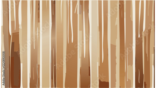 Watercolor lines, abstract background vector illustration. Simple aquarelle, deep tones, wallpaper design with vertical stripes, brush painted print.