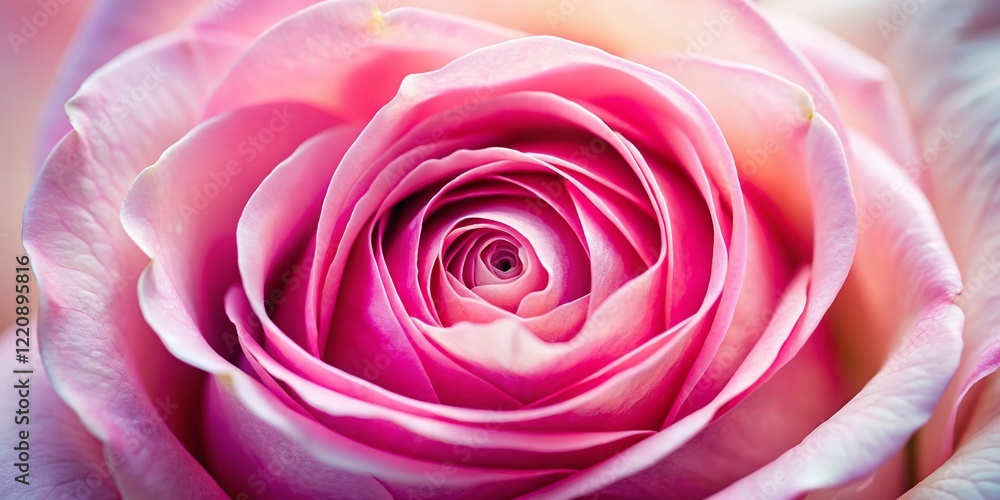 Close-Up Pink Rose with Copy Space: Elegant Floral Background for Text Close-Up Pink Rose with Copy Space: Elegant Floral Background for Text