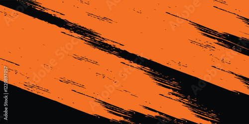 Vector Comic Book and Journal Background. Comic Book and Journal Orange Grunge Background and Texture. Vector Illustration with Halftone Dots for Comic Book and Journal