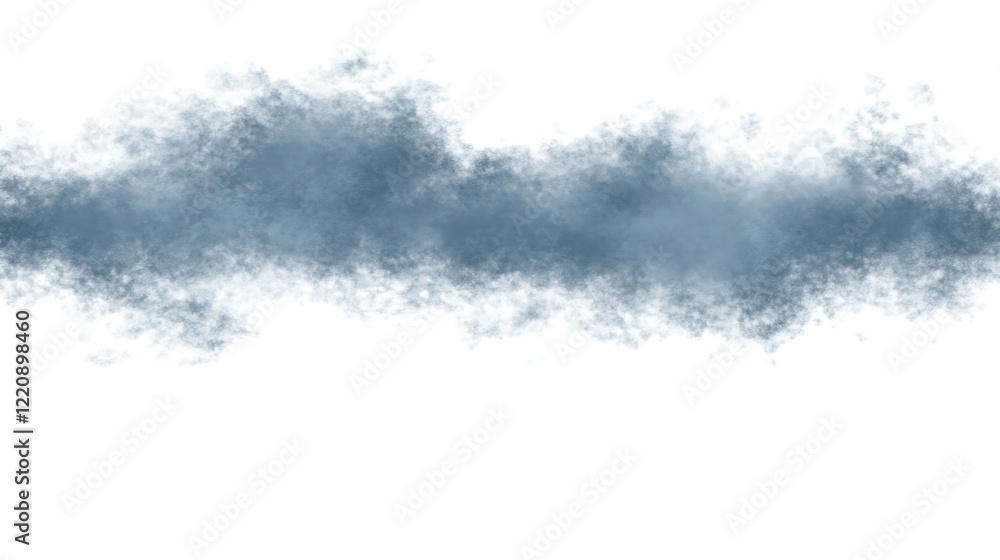 Single gray cloud on a white background, weather forecast Single gray cloud on a white background, weather forecast