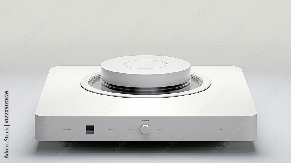 Fototapeta premium minimalist of centrifuge with white background.