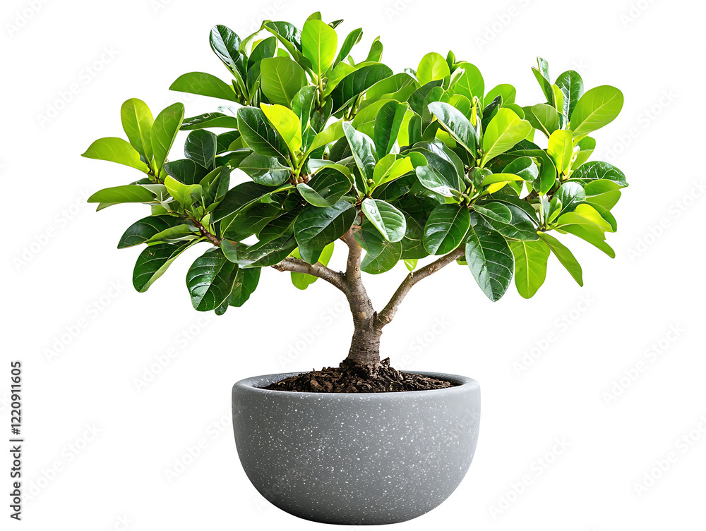 Obraz premium Indoor gardening tips ficus bonsai care home plant guide natural environment close-up greenery