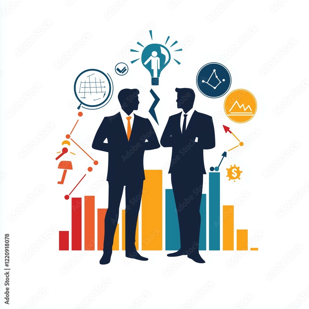 Obraz premium ビジネスシーンの背景素材