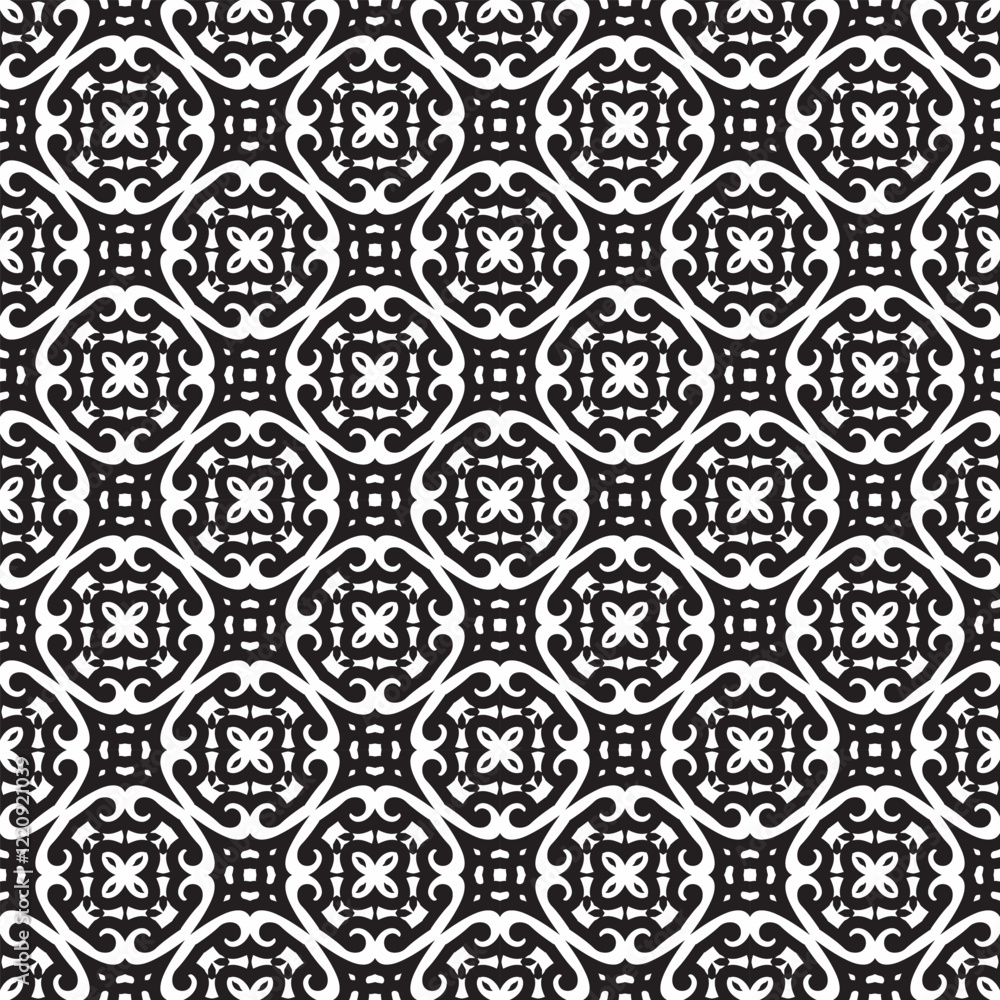 Minimalist black and white seamless pattern background Minimalist black and white seamless pattern background