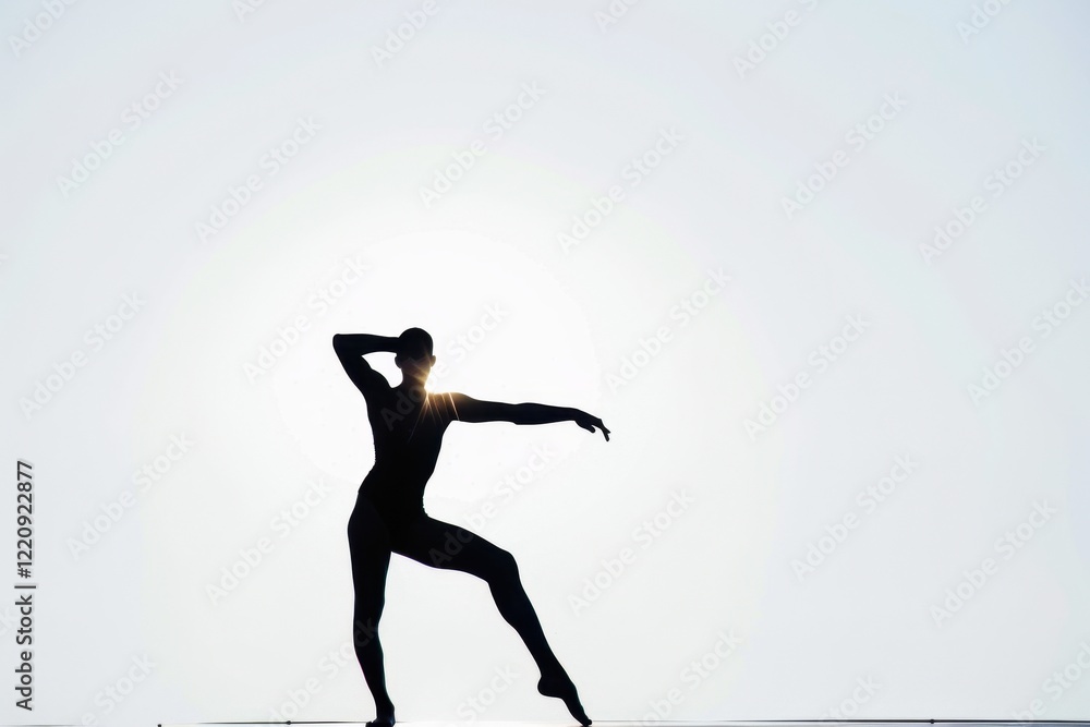 Graceful Silhouette Dance Performance Graceful Silhouette Dance Performance