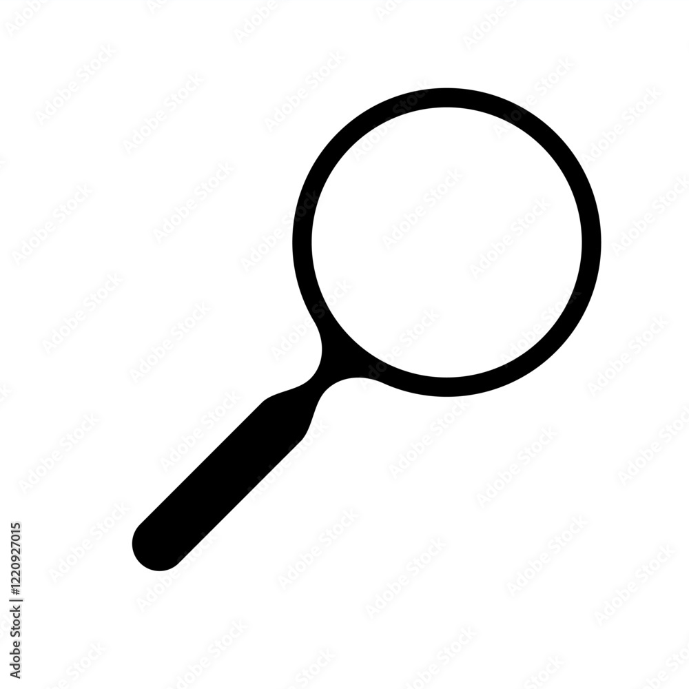 Vector line-style search icon. Search symbol in vector line art
