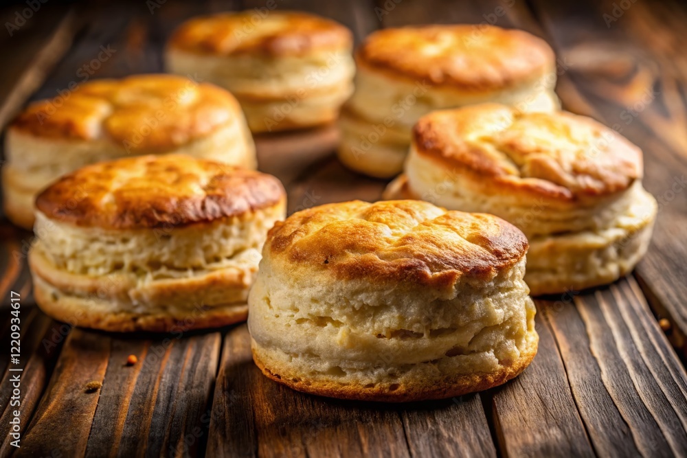 Golden Buttermilk Biscuits, Rustic Baking, Homemade Bread, Food Photography Golden Buttermilk Biscuits, Rustic Baking, Homemade Bread, Food Photography