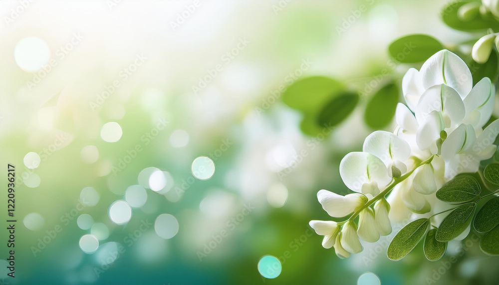 Spring acacia flower background Spring acacia flower background